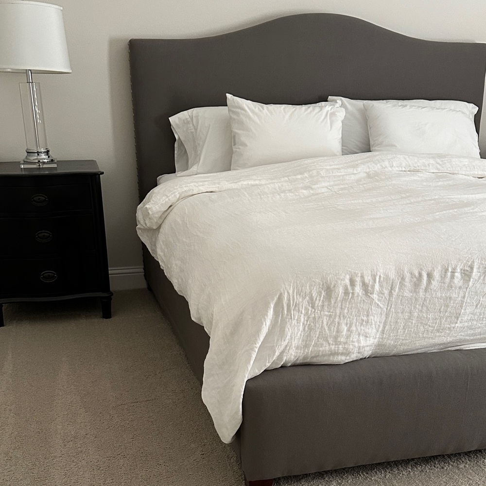 Restoration Hardware Italian Linen Duvet Cover